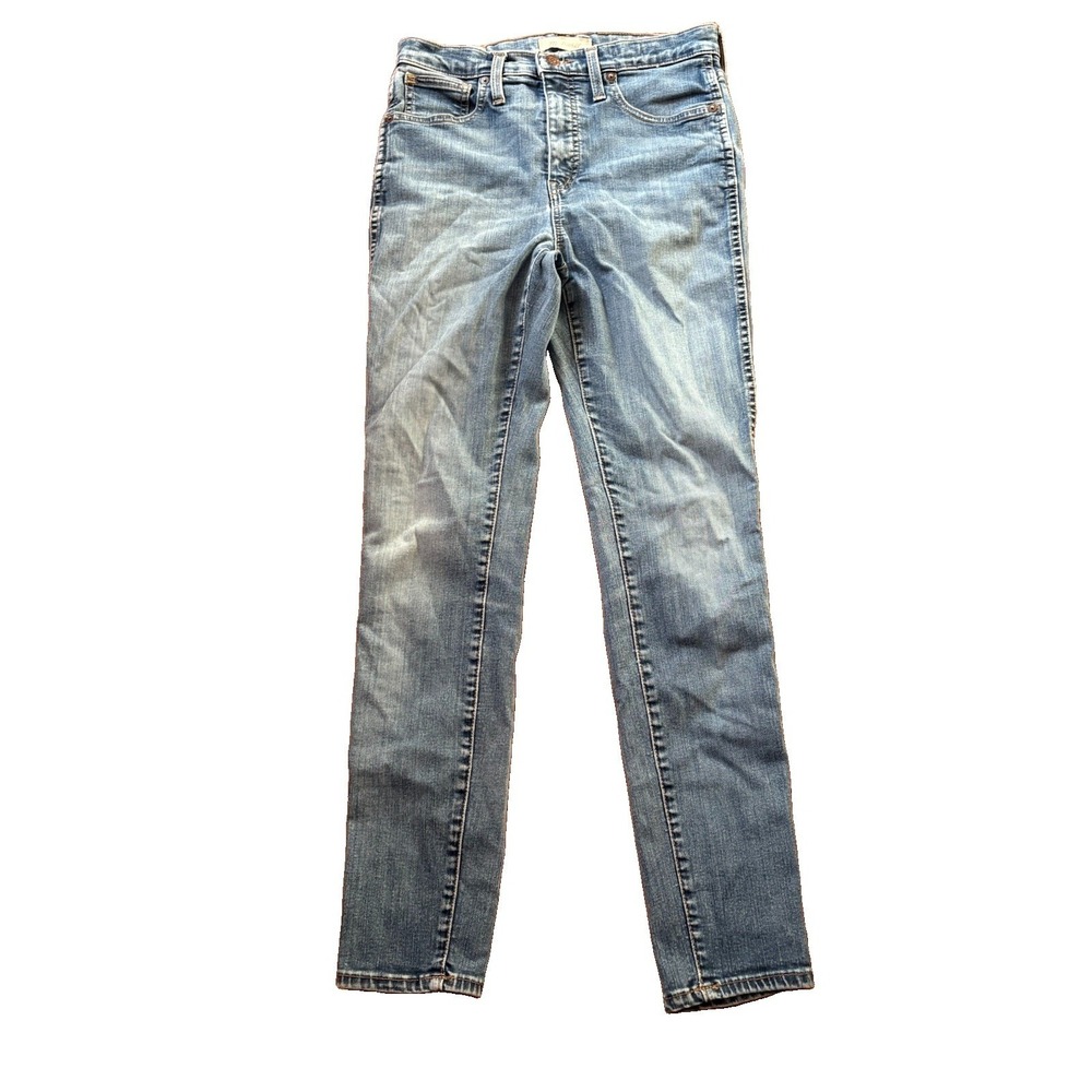 Madewell Women's Blue High Rise Skinny‎ Stretch Denim Jeans Medium Wash size 28
